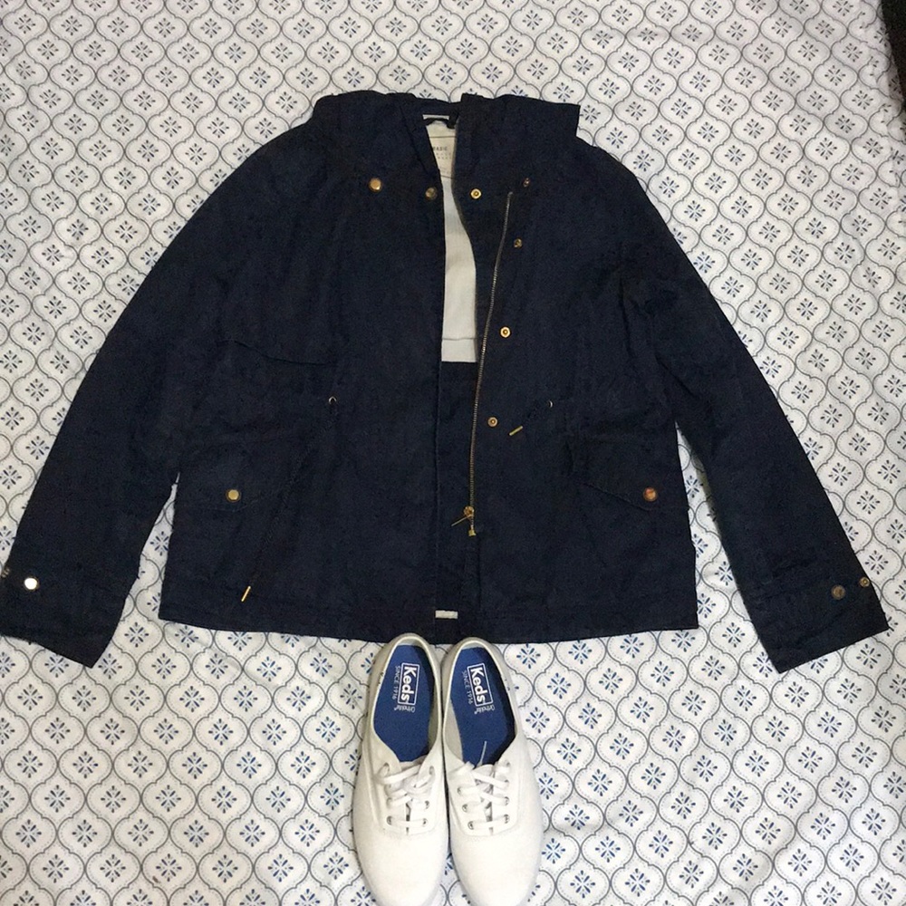 ZARA BLUE RAINCOAT